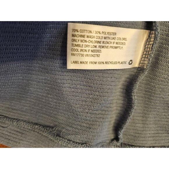 A new Day Pullover oversized XL blue ribbed texture wide sleeve - Picture 4 of 8